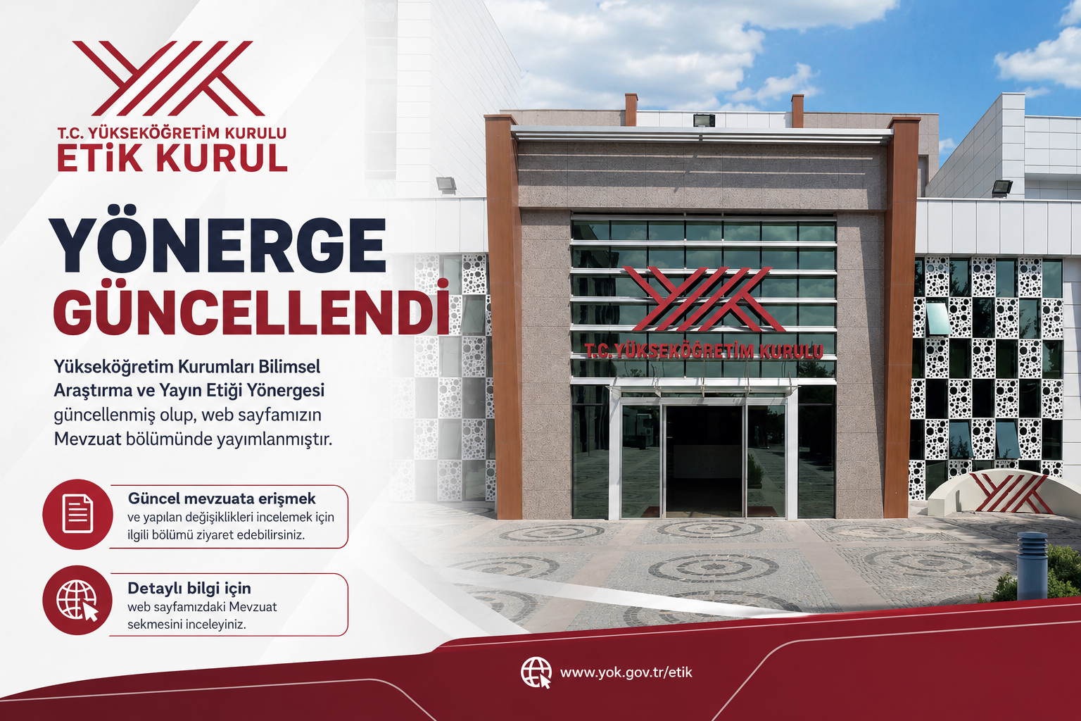 YÖK BİLİMSEL ARAŞTIRMA VE YAYIN ETİĞİ YÖNERGESİ GÜNCELLENDİ